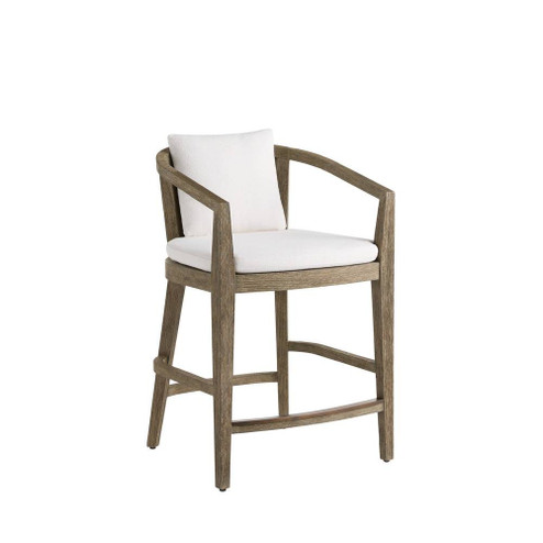Sobek Outdoor Counter Stool in Pearl/Kona (314|FSS16)