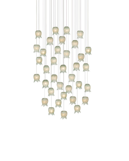 Polpo 36 Light Pendant in Green/Silver (142|9000-1401)