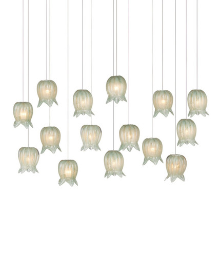 Polpo 15 Light Pendant in Green/Silver (142|9000-1399)