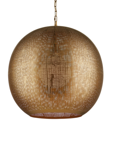 Buckram One Light Pendant in Antique Brass (142|9000-1363)