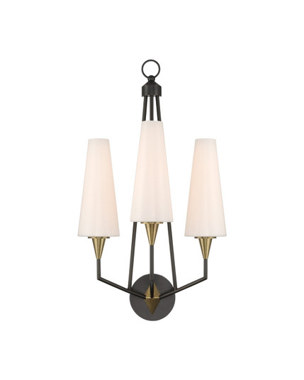 Hennin LED Wall Sconce in Polished Antique Brass/Oil Rubbed Bronze (142|5000-0303)