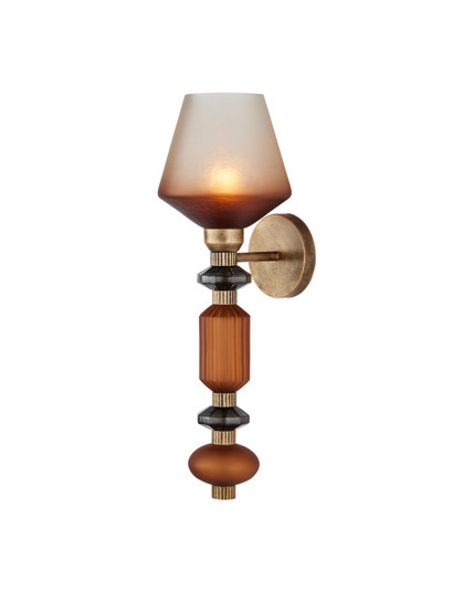 Mandeville One Light Wall Sconce in Butter Rum Sandbar/Matte Ombre/Deep Gray/Antique Gold (142|5000-0295)