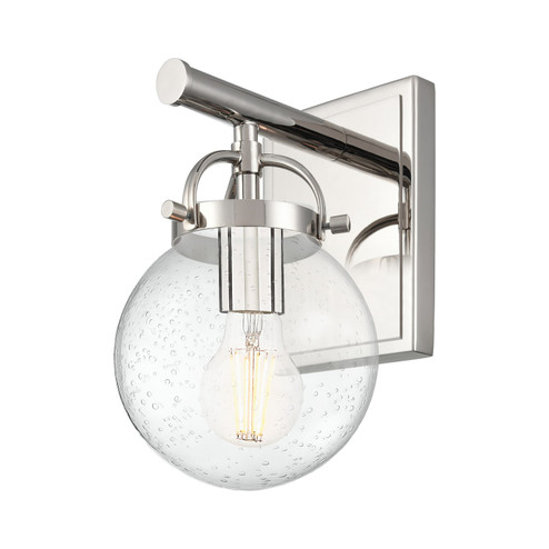 Downtown Urban One Light Wall Sconce in Polished Nickel (405|416-1W-PN-G204-6)