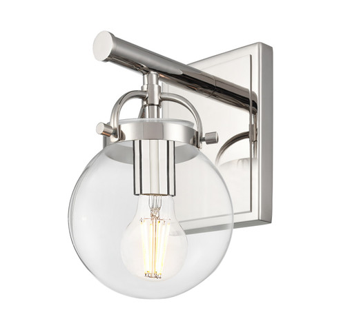 Downtown Urban One Light Wall Sconce in Polished Nickel (405|416-1W-PN-G202-6)