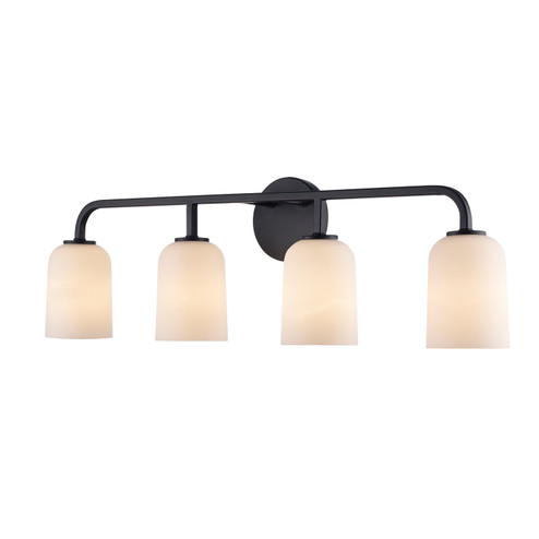 Capri Four Light Vanity in Black (110|72034 BK)