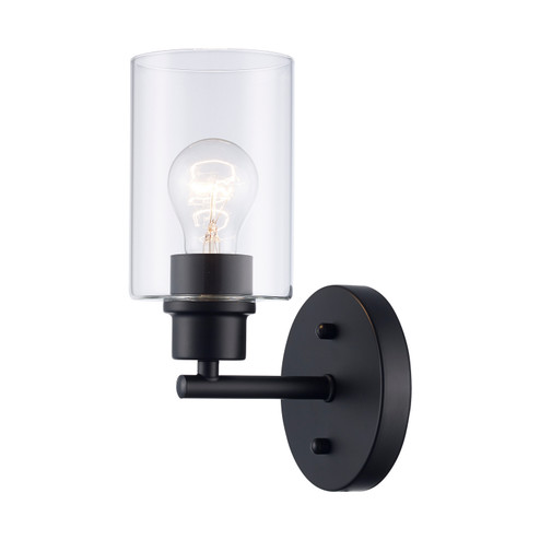 Kai One Light Wall Sconce in Black (110|72021 BK)