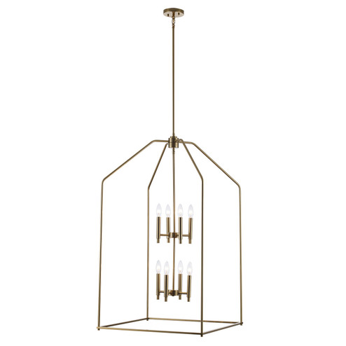 Birdy Eight Light Pendant in Antique Gold (110|11838-24 AG)