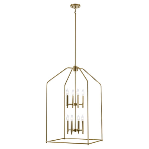 Birdy Eight Light Pendant in Antique Gold (110|11838 AG)