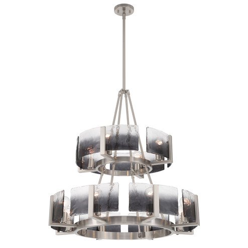 Aenon 12 Light Chandelier in Pewter (62|3164-4-8 PW-SWG)