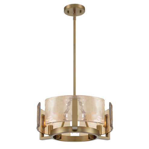 Aenon Three Light Chandelier in Brushed Champagne Brass (62|3164-3 BCB-AWG)