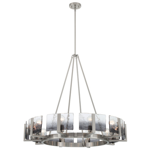 Aenon Ten Light Chandelier in Pewter (62|3164-10 PW-SWG)