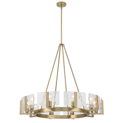Aenon Ten Light Chandelier in Brushed Champagne Brass (62|3164-10 BCB-HWG)