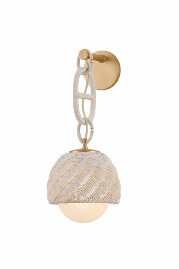 Piasu One Light Wall Sconce in Champagne Leaf (68|576-01-CPL)