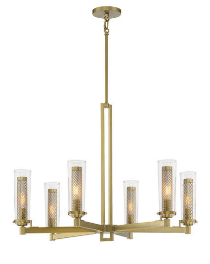 Emmerham Six Light Chandelier in Soft Brass (7|2186-695)