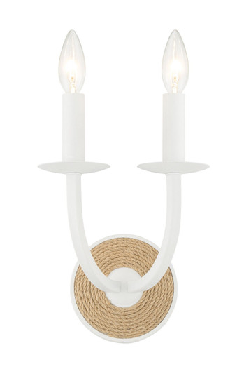 LANTON Two Light Wall Sconce in Sand White (7|2122-655)
