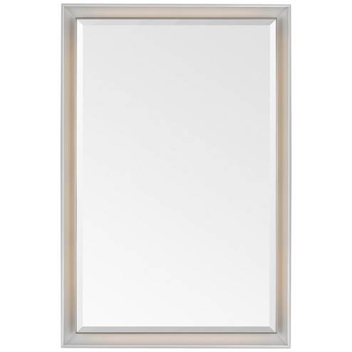 Tricia LED Mirror in Matte White and Polished Nickel (268|TOB 2965WHT/PN)