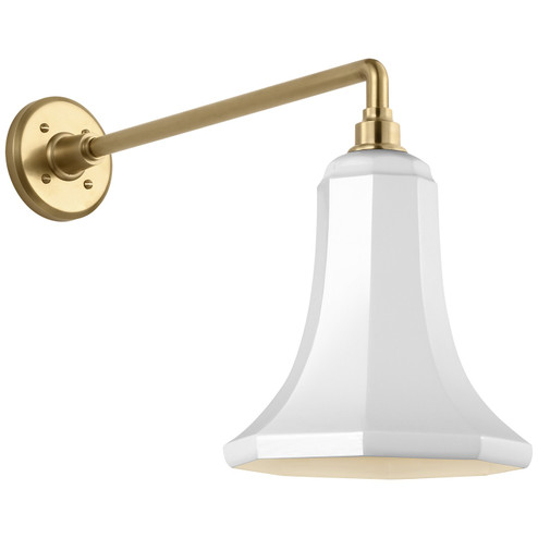 Academy Barn Light LED Barn Light in Hand-Rubbed Antique Brass (268|TOB 2812HAB/S9-WHT)