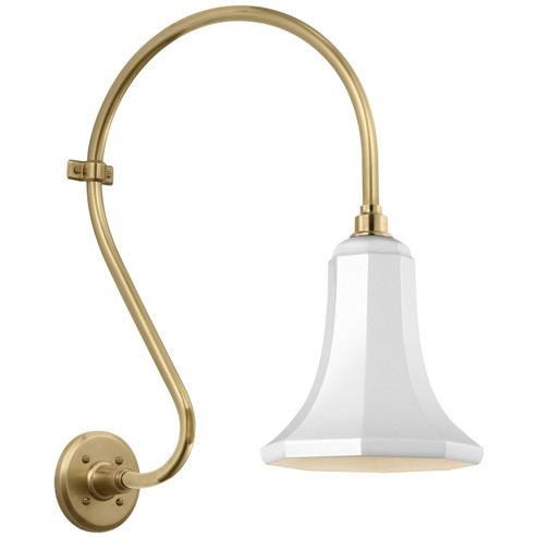 Academy Barn Light LED Barn Light in Hand-Rubbed Antique Brass (268|TOB 2804HAB/S9-WHT)