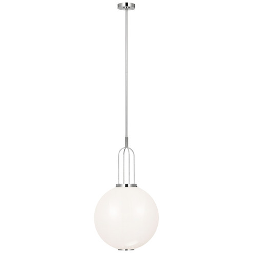 Meir LED Pendant in Polished Nickel (268|MF 5256PN-WG)