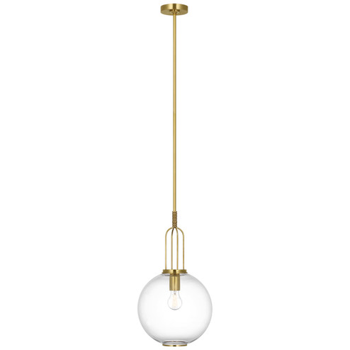 Meir LED Pendant in Soft Brass (268|MF 5225SB-CG)