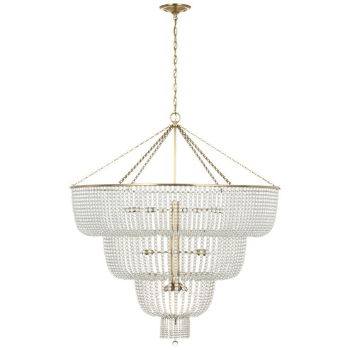 Jacqueline LED Chandelier in Hand-Rubbed Antique Brass (268|ARN 5303HAB-CG)
