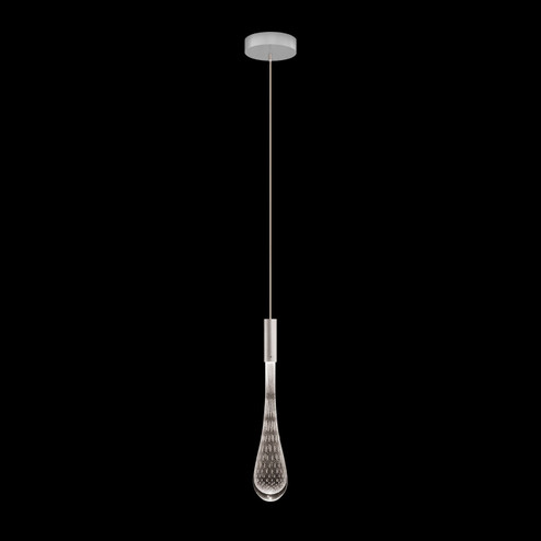 Rain LED Pendant in Ombre Silver/Silver Glass (48|100172-7)