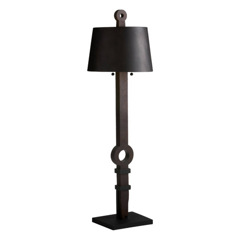 Totem Two Light Floor Lamp in Ebony/Bronze (314|GDPFI03)