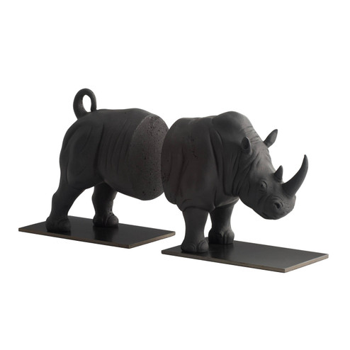 Etosha Bookends, Set of 2 in Charcoal/Bronze (314|ATC11)