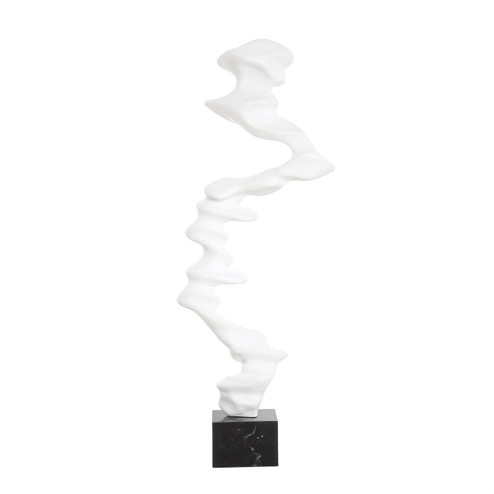 Flux Sculpture in Matte White (52|18336)