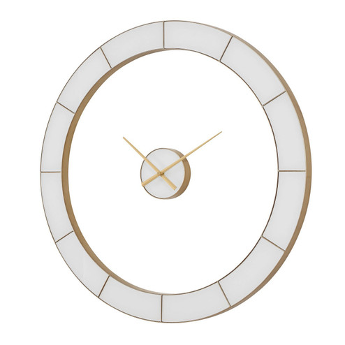Ivory Halo Wall Clock in Gold (52|06468)