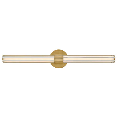Georgette LED Vanity in Lacquered Brass (13|51313LCB)