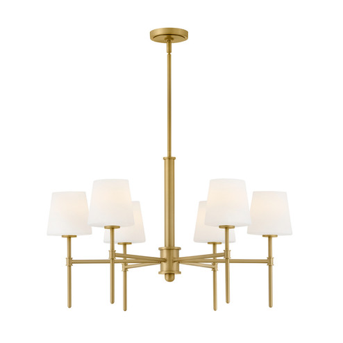 Saunders LED Linear Pendant in Lacquered Brass (13|46955LCB)