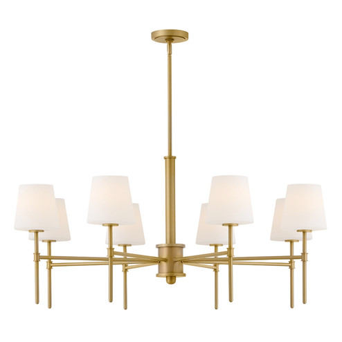 Saunders LED Chandelier in Lacquered Brass (13|46956LCB)
