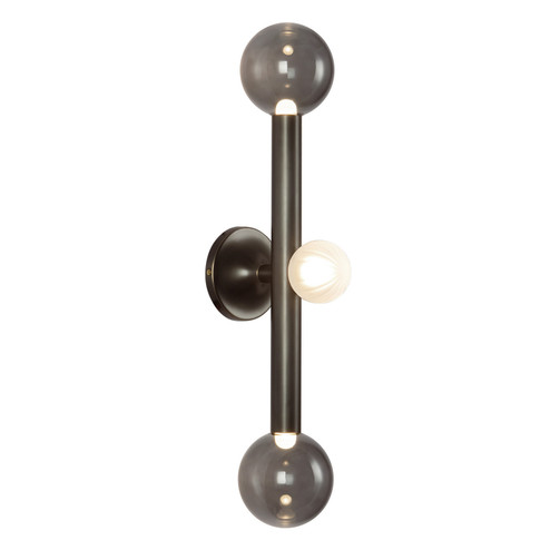 Reese LED Vanity Light in Urban Bronze/Smoked Glass (347|WS32823-UB/SM)