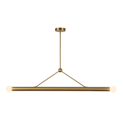 Calla LED Linear Pendant in Brushed Gold (347|LP26652-BG)