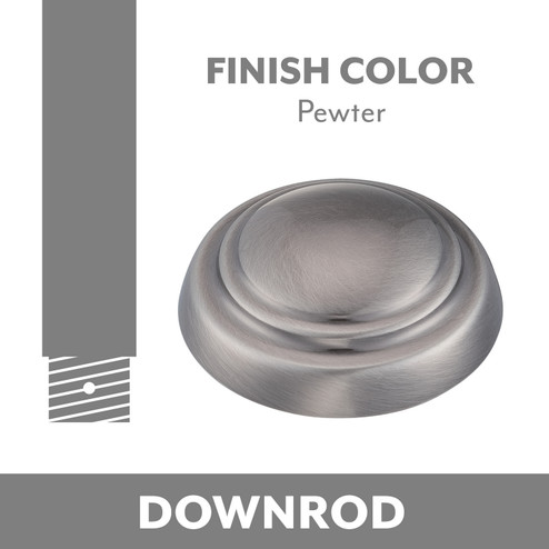 Minka Aire Down Rod in Pewter (15|DR572-PW)