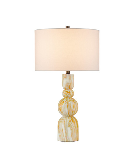 Chawton One Light Table Lamp in Marbleized Yellow (142|6000-1086)