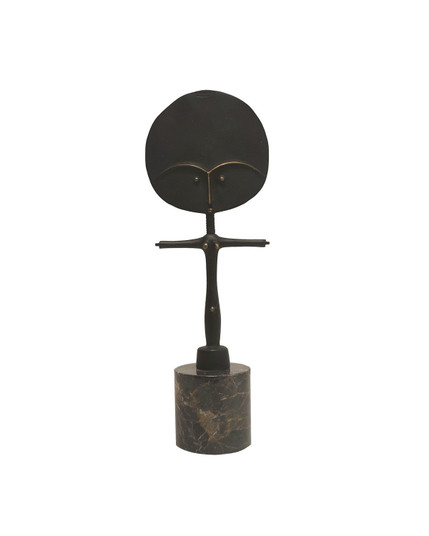 Ashanti Fertility Sculpture in Bronze (142|1200-1104)