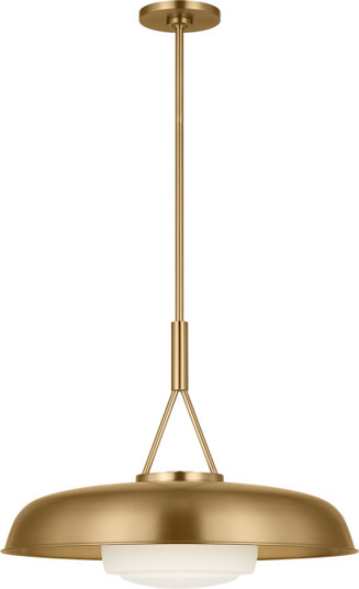 Liora One Light Pendant in Estate Brass (454|SCRJPD168EBSOEG)