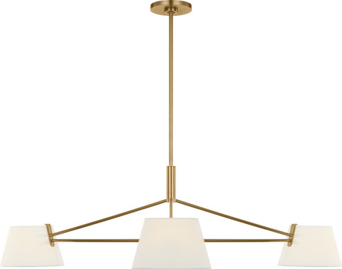 Hale Three Light Chandelier in Estate Brass (454|SCRJCH198EBSWL)