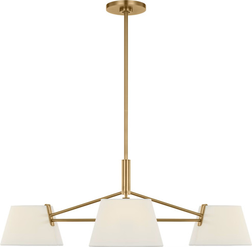 Hale Three Light Chandelier in Estate Brass (454|SCRJCH194EBSWL)