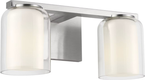 Holden Two Light Vanity in Brushed Nickel (454|SCDJVN130BNCGMG)