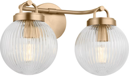Preston Two Light Vanity in Satin Brass (454|SCDJVN127SBRG)