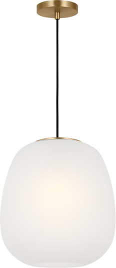 Nico One Light Pendant in Satin Brass (454|SCDJPD136SBEG)