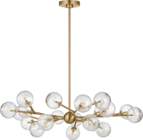 Atticus 20 Light Chandelier in Satin Brass (454|SCDJCH141SBHCG)