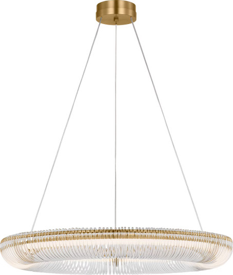 Pierce LED Chandelier in Burnished Brass (454|SCCHCCH11727BBSCA)