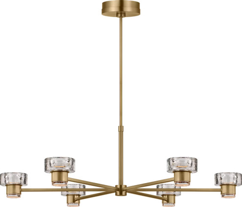 Holsted LED Chandelier in Estate Brass (454|SCCHCCH10427EBSCPG)