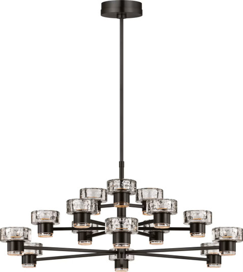 Holsted LED Chandelier in Aged Iron (454|SCCHCCH10127AICPG)