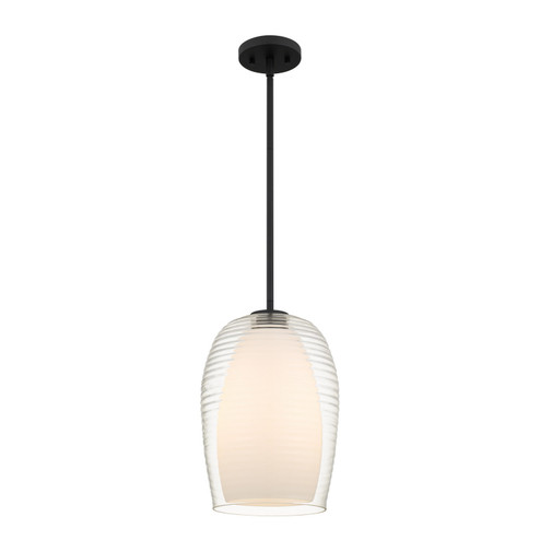 Evelynn One Light Mini Pendant in Matte Black (10|EVN1510MBK)