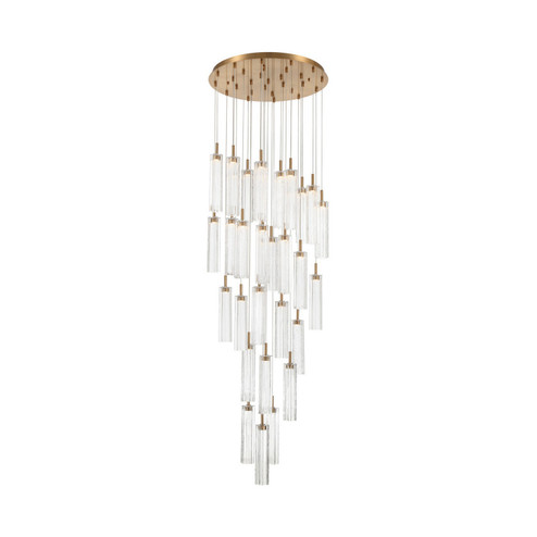 Addis LED Pendant in Aged Brass (60|ADD-415-AG-CL)